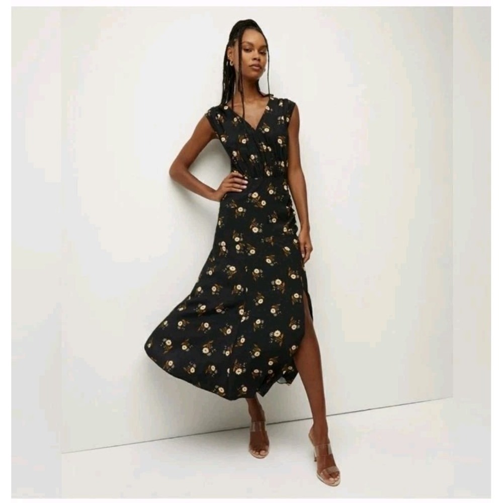 Veronica Beard Women's Wixson Silk- Blend Floral Midi Dress - Picture 5 of 11